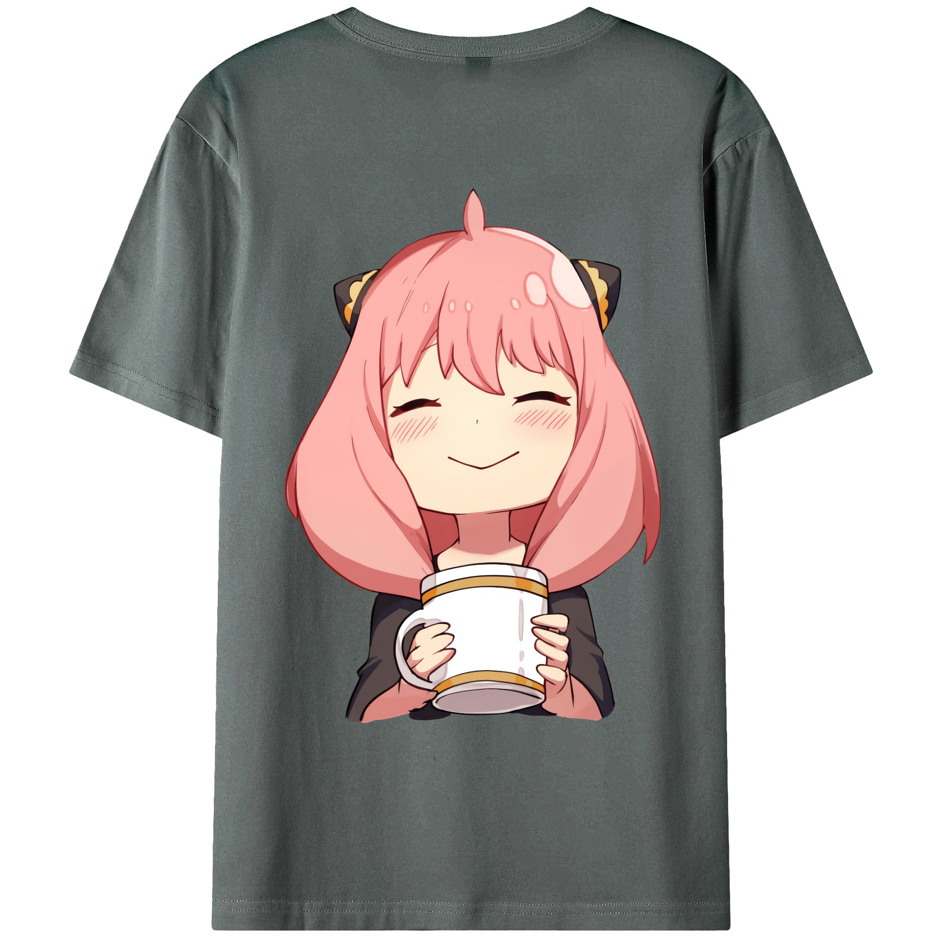 （画像用） SPY×FAMILY间谍家家酒 綿100％ メンズ半袖Tシャツ（バックプリント） 通気性